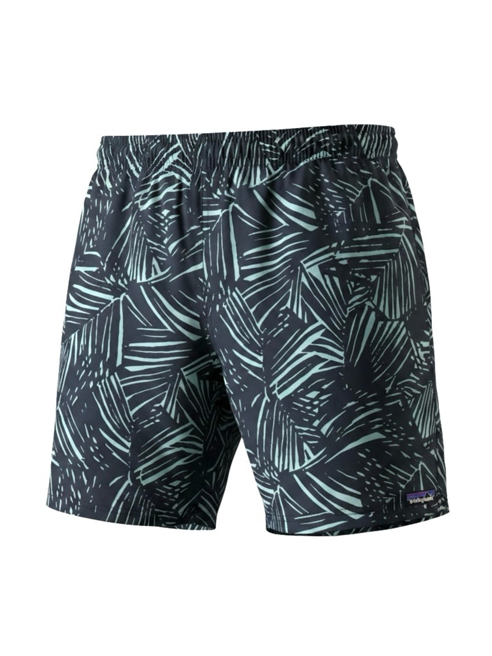 Patagonia Men's Swim Trunks Shorts Size Large Blue Geometric Print Lined